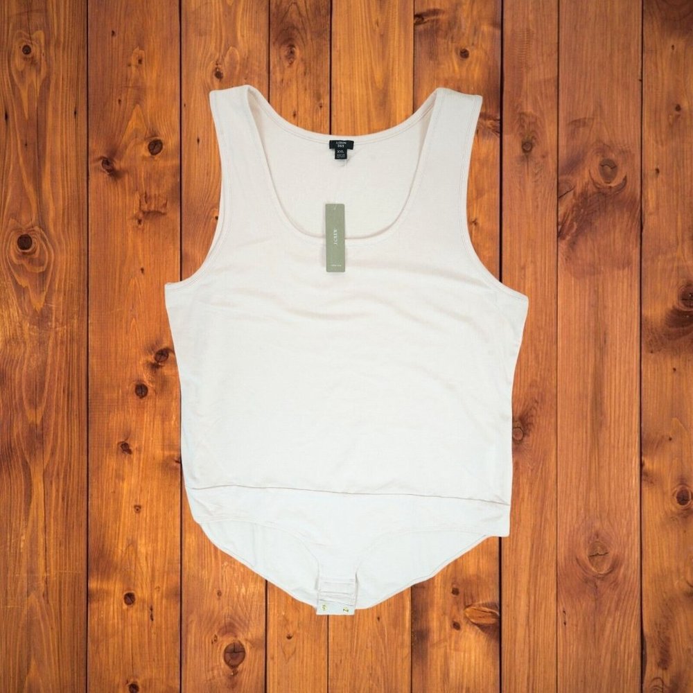 NWT J.Crew 365 Stretch Tank Bodysuit Size XXL ~ Light Pink
